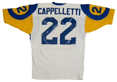 1974 John Cappelletti Game Used Los Angeles Rams White Jersey